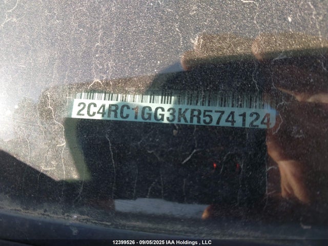 2C4RC1GG3KR574124 Chrysler Pacifica