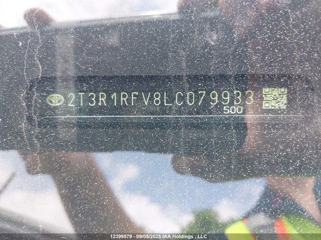 Toyota a25a-fks 2020 2T3R1RFV8LC079933 Image 9