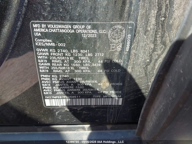 1V27NPE87PC058511 Volkswagen ID.4