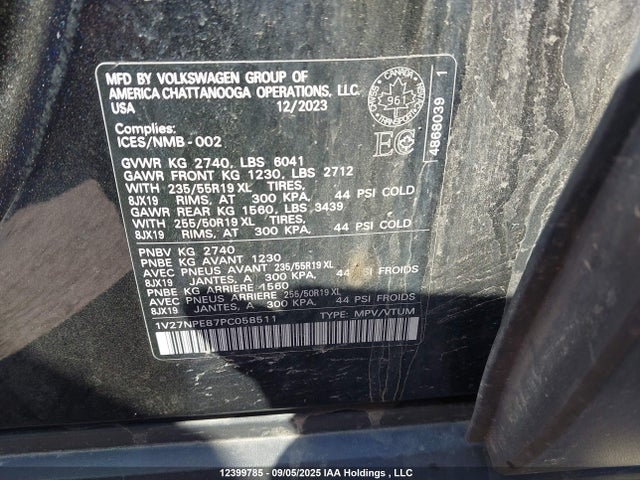 1V27NPE87PC058511 Volkswagen ID.4