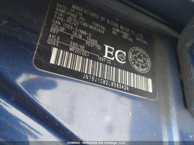 JN1BJ1CW2LW383424 Nissan ROGUE SPORT