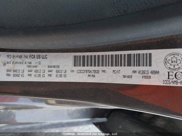 1C3CCCFB7GN173532 Chrysler 200