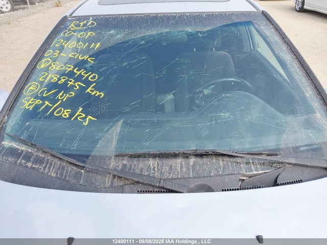 2003 Honda Civic Ex მანქანა იყიდება აუქციონზე, vin: 1HGEM229X3L807440, აუქციონის ნომერი: 12400111