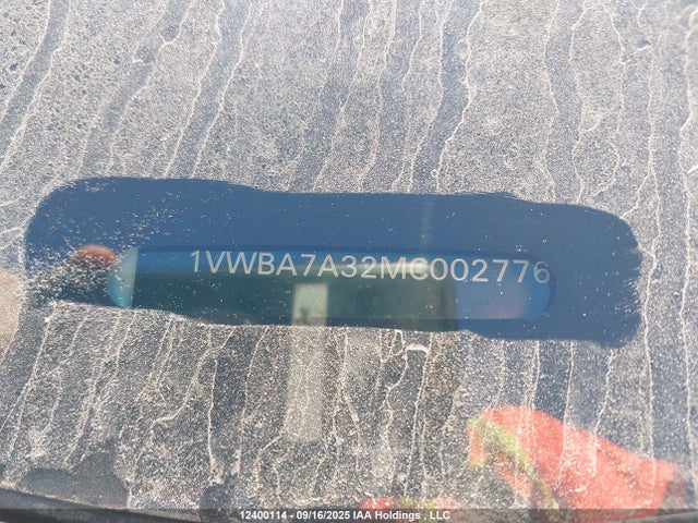 1VWBA7A32MC002776 Volkswagen Passat