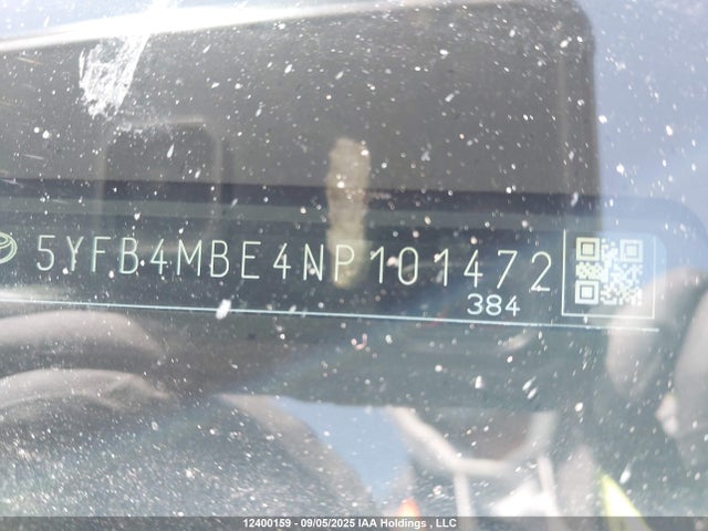 Toyota m20a-fks 2022 5YFB4MBE4NP101472 Image 19