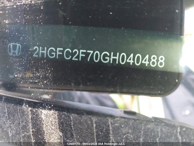 Honda k20c2 2016 2HGFC2F70GH040488 Image 18
