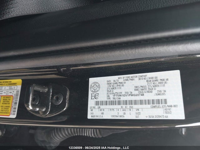 Ford F-150 2023 1FTVW1EV1PWG20748 Image 18