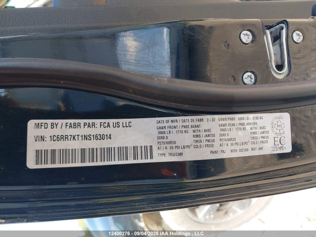1C6RR7KT1NS163014 RAM 1500