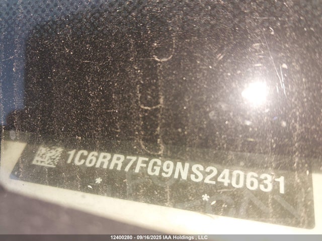 RAM 1500 Classic Tradesman 2022 1C6RR7FG9NS240631 Image 9
