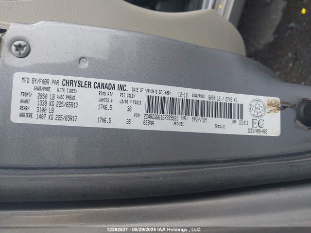 2C4RDGBG1ER229931 Dodge Grand Caravan