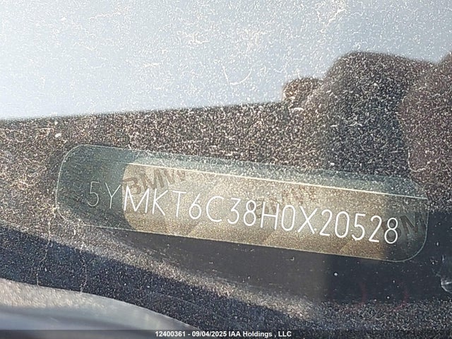 5YMKT6C38H0X20528 BMW X5