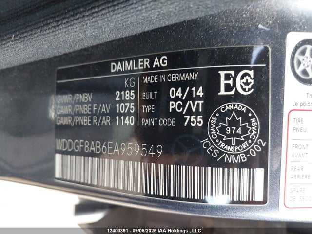 Mercedes-Benz C 300 4matic 2014 WDDGF8AB6EA959549 Image 9