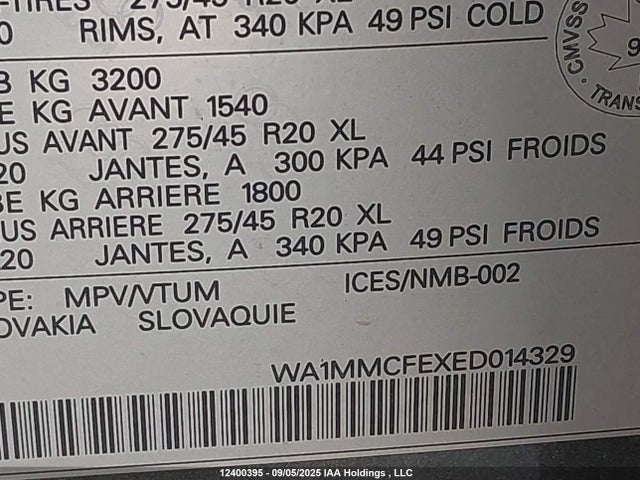 WA1MMCFEXED014329 Audi Tdi
