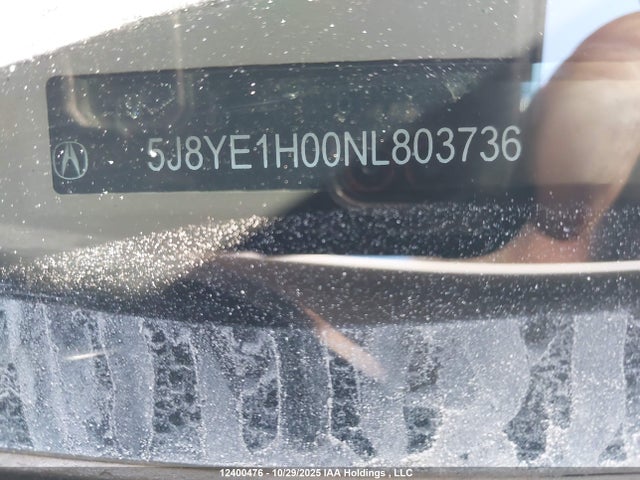 Aukcja sprzedaży 2022 Acura Mdx A-spec, vin: 5J8YE1H00NL803736, numer aukcji: 12400476