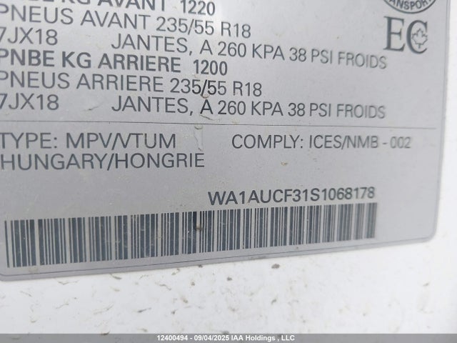 WA1AUCF31S1068178 Audi 40 tfsi (2.0t)