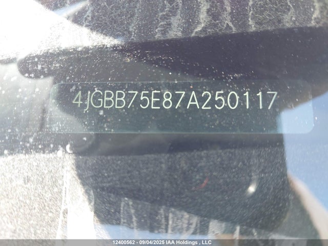 2007 Mercedes-benz M-class მანქანა იყიდება აუქციონზე, vin: 4JGBB75E87A250117, აუქციონის ნომერი: 12400562