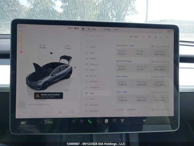 5YJ3E1EB5NF252009 Tesla Model 3 Long Range