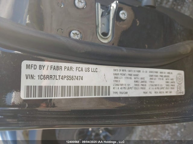 RAM 1500 2023 1C6RR7LT4PS567474 Image 9