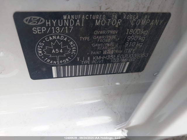 KMHH35LE0JU039353 Hyundai gdi nu