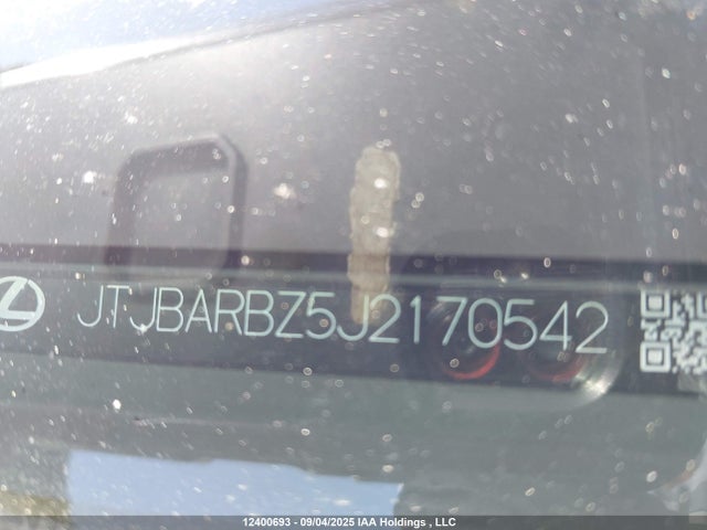 JTJBARBZ5J2170542 Lexus 8ar-fts