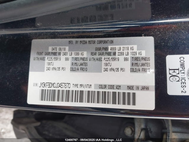 Mazda py cylinder deactivation 2018 JM3KFBDM0J0457870 Image 9