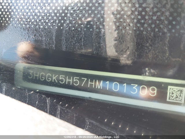 3HGGK5H57HM101309 Honda l15b1/l15b3