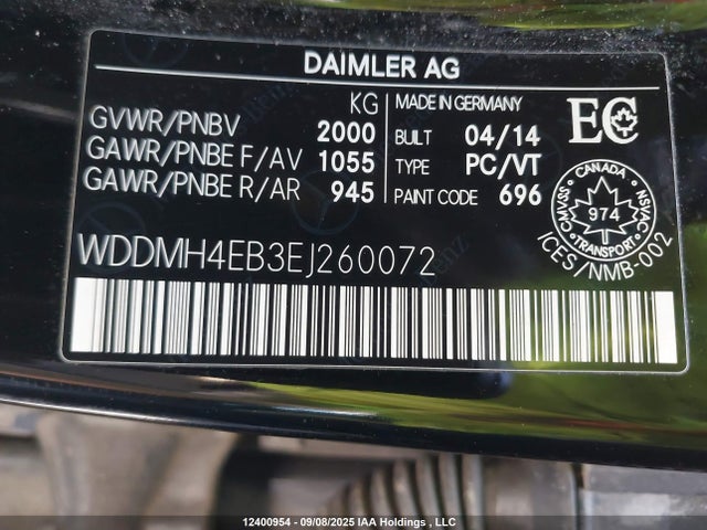 Mercedes-Benz B-Class 2014 WDDMH4EB3EJ260072 Image 18