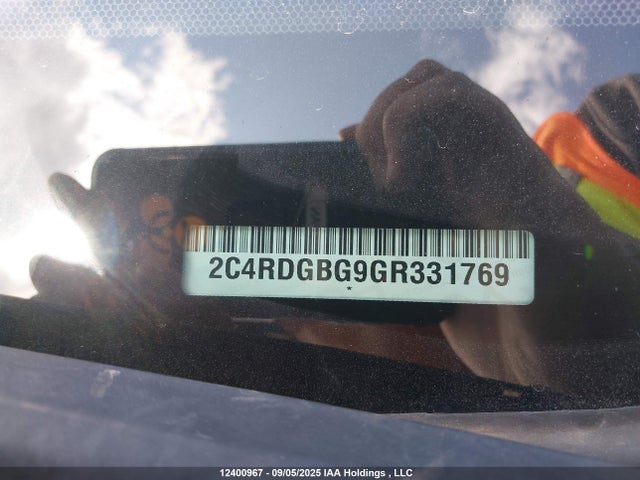 2C4RDGBG9GR331769 Dodge Grand Caravan