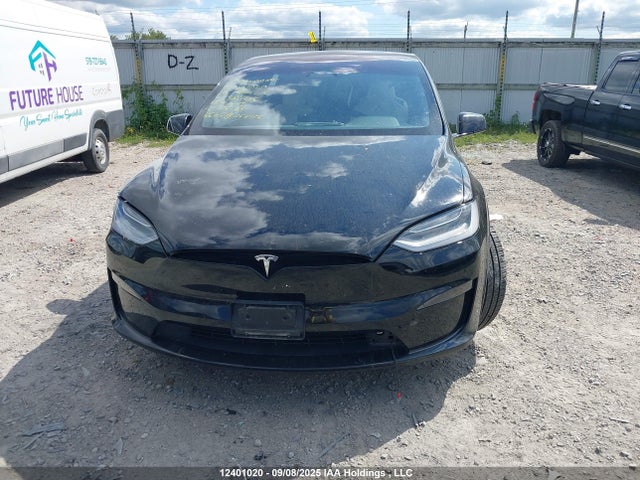 12401020 :رقم المزاد ، 7SAXCBE54PF381405 vin ، 2023 Tesla Model X Awd/standard Range مزاد بيع