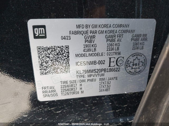 Chevrolet lih 2023 KL79MMS20PB186622 Image 9
