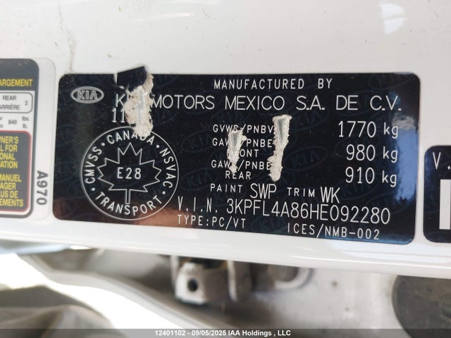 KIA gdi nu 2017 3KPFL4A86HE092280 Image 9