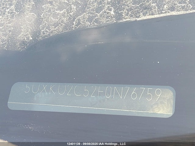BMW X6 2015 5UXKU2C52F0N76759 Image 9
