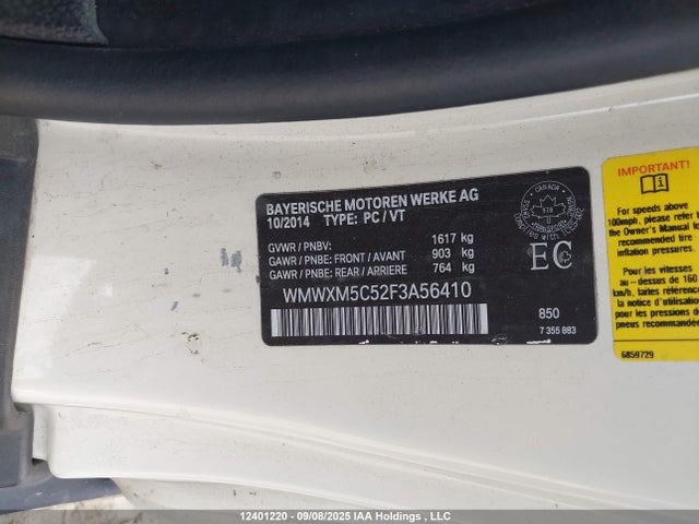 Mini Hardtop 2015 WMWXM5C52F3A56410 Image 9