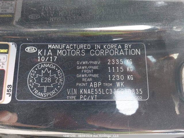 KIA tgdi lamda ii 2018 KNAE55LC3J6010835 Image 9