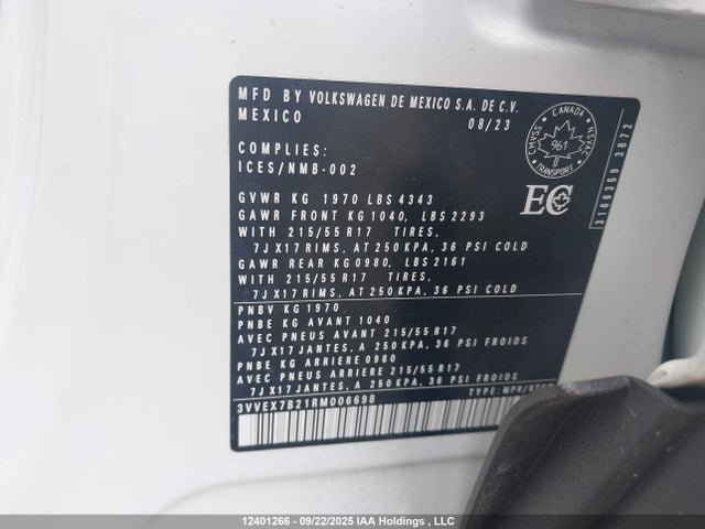 Volkswagen tsi 2024 3VVEX7B21RM006698 Image 9