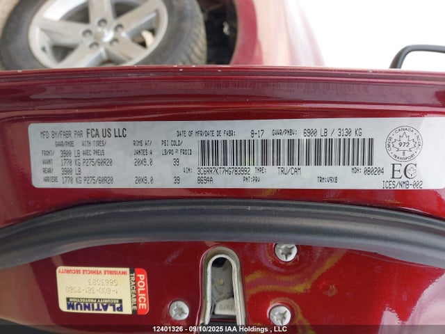 3C6RR7KT7HG783992 RAM 1500 St