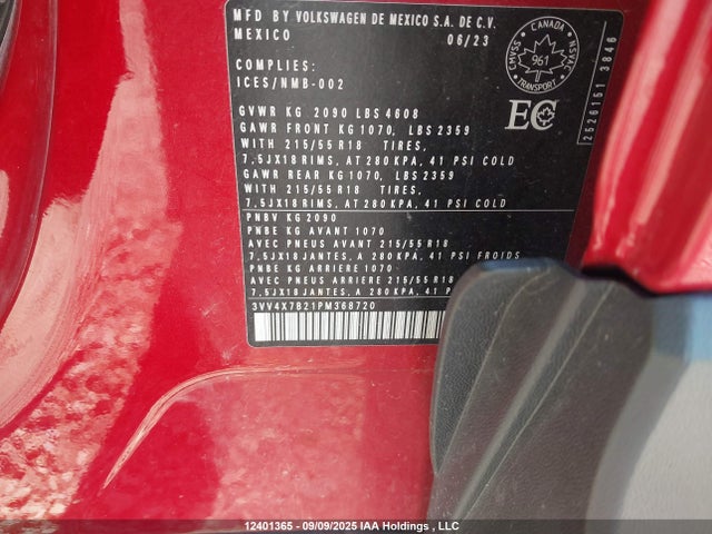 Volkswagen tsi 2023 3VV4X7B21PM368720 Image 19