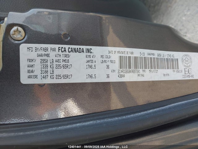 Dodge Grand Caravan 2019 2C4RDGBG8KR697201 Image 18