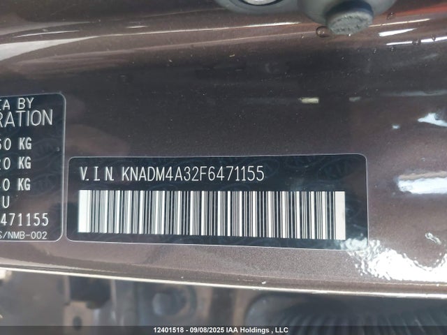KIA dohc gamma 2015 KNADM4A32F6471155 Image 9