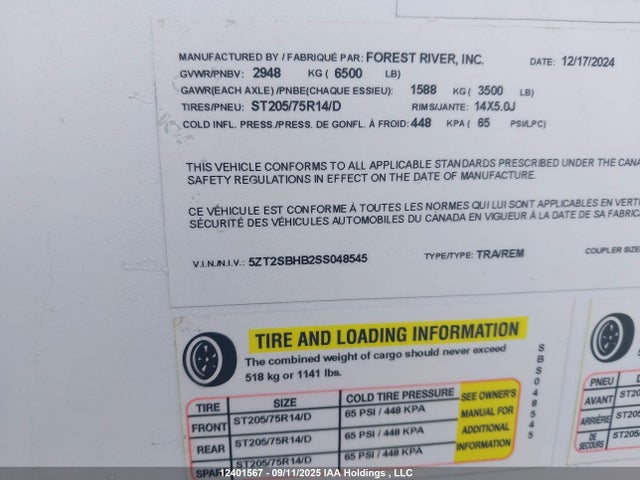 Coachmen 2025 2025 5ZT2SBHB2SS048545 Image 9