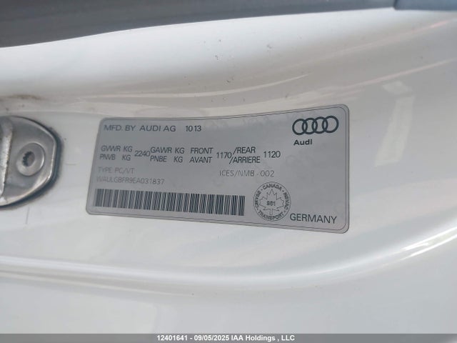 Audi S5 2014 WAULGBFR9EA031837 Image 9