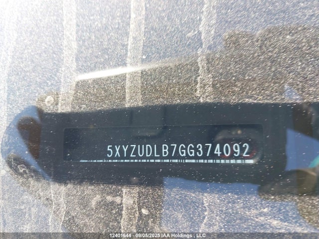 5XYZUDLB7GG374092 Hyundai gdi theta ii