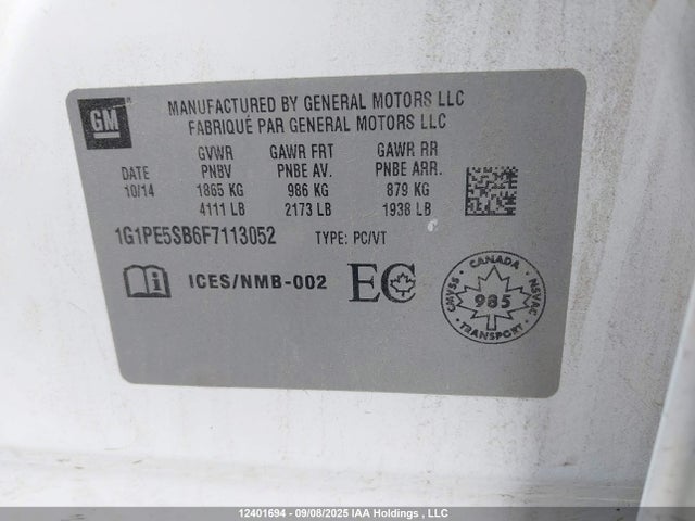 1G1PE5SB6F7113052 Chevrolet LUV