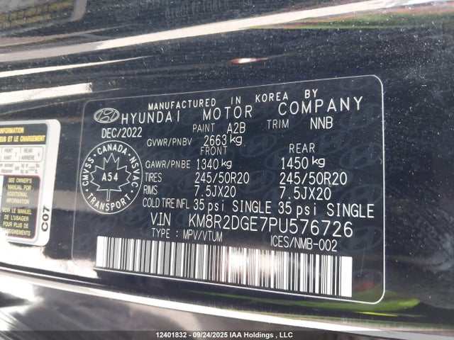 Hyundai gdi lambda ii 2023 KM8R2DGE7PU576726 Image 17