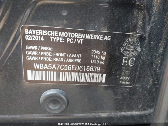 BMW 528I 2014 WBA5A7C56ED616639 Image 19