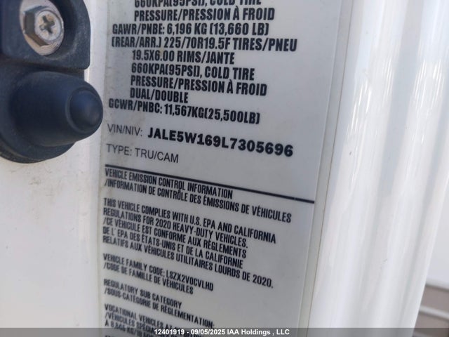 JALE5W169L7305696 Isuzu 4hk1-tc