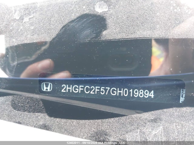 Honda k20c2 2016 2HGFC2F57GH019894 Image 19
