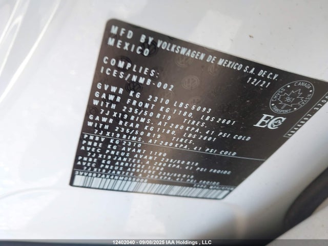 3VV8B7AX4NM055008 Volkswagen Tiguan