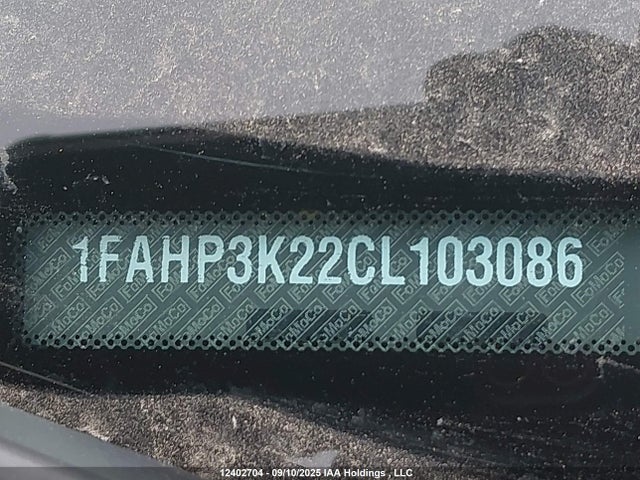 Aukcja sprzedaży 2012 Ford Focus Se, vin: 1FAHP3K22CL103086, numer aukcji: 12402704