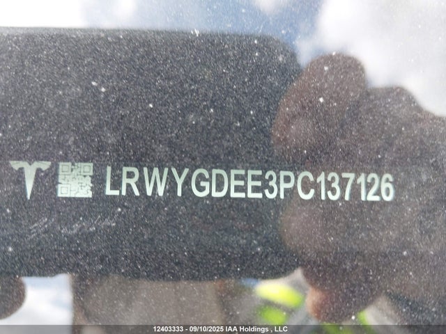 Aukcja sprzedaży 2023 Tesla Model Y Long Range, vin: LRWYGDEE3PC137126, numer aukcji: 12403333